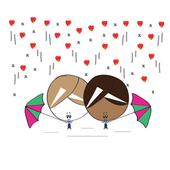 It's raining love!